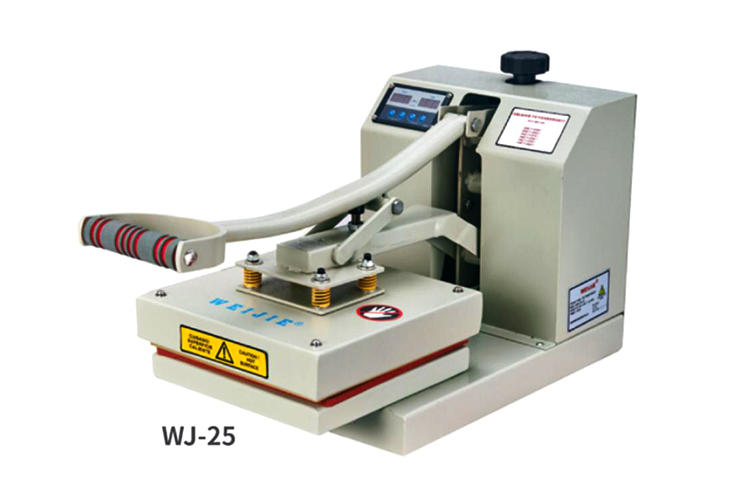 WJ-25 آلة نقل الحرارة اليدوية للسوق القريب بحجم صغير 25*25 CM